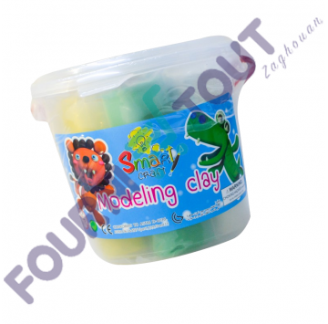Pâte À Modeler 700g 8 Couleurs Smart Craft