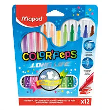 FEUTRE DE 10 COLOR PEPS PASTEL