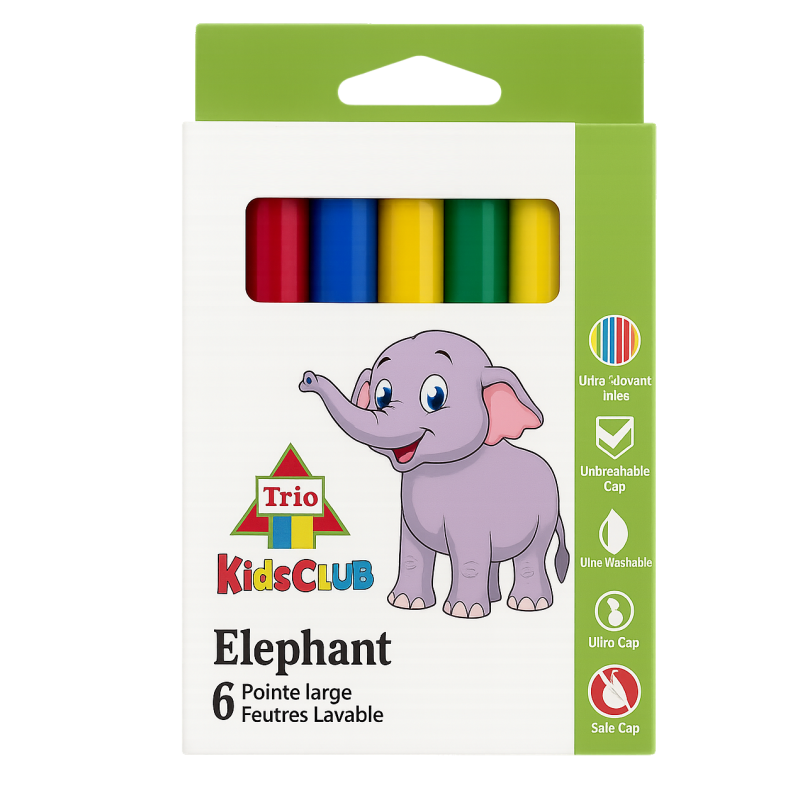FEUTRES ELEPHANT 6